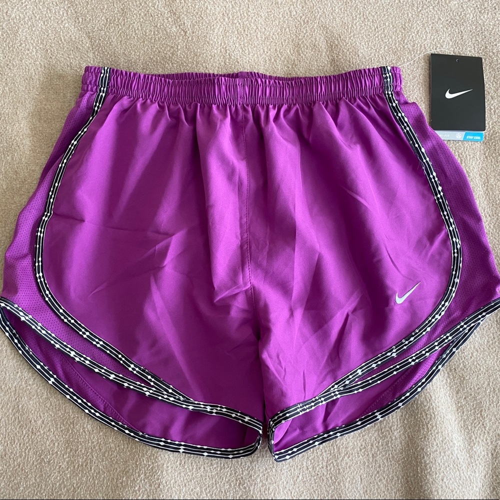 Purple Nike Tempo Shorts